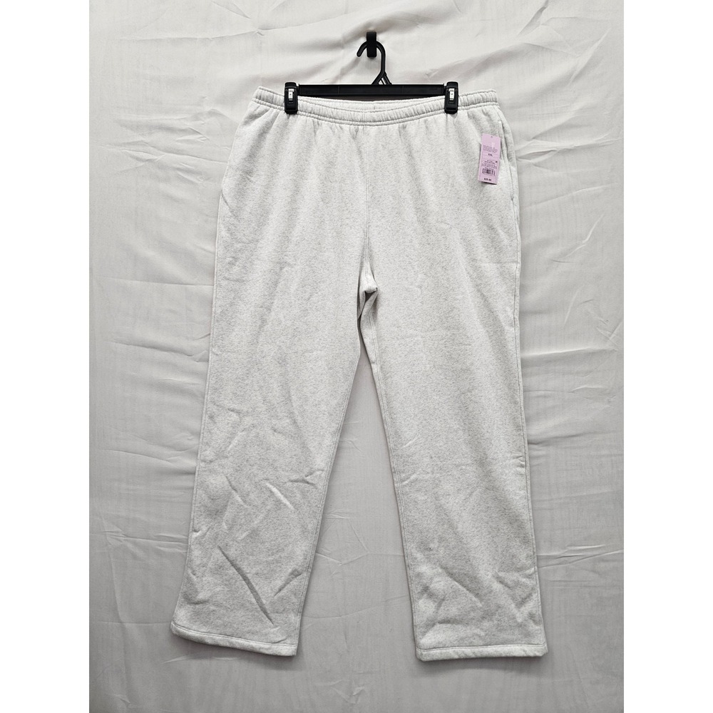 Wild Fable Womens Wide Leg Sweatpants Grey Cotton Blend Casual Relaxed‎ Size XXL